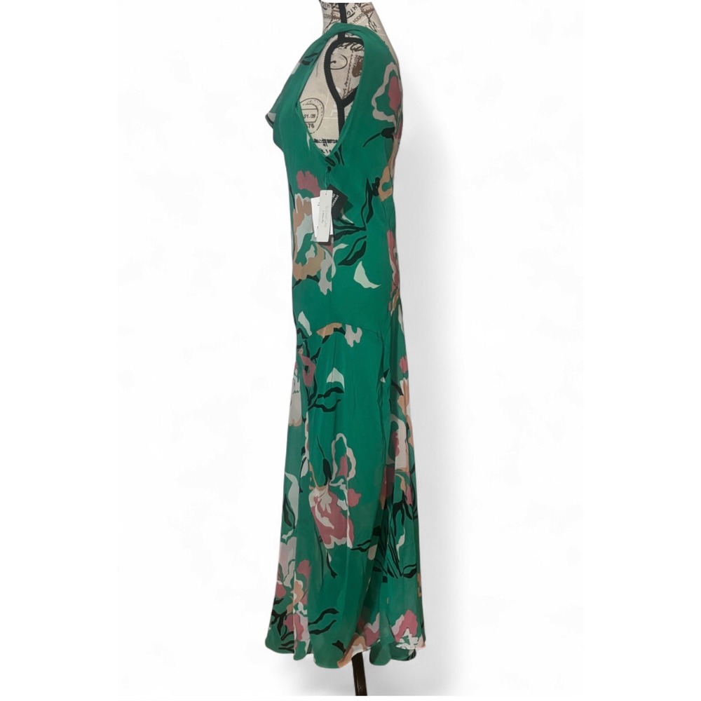 Women's Robbie Bee Drape Neck Midi Dress Size 16 NWT - Picture 6 of 11